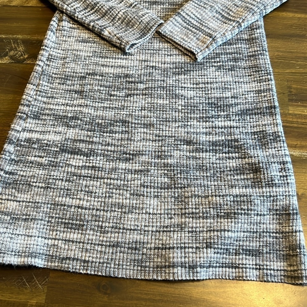 Zara Girl's Sweater Dress Ribbed Thermal Long Sleeve 8-9 Midi - Picture 4 of 5